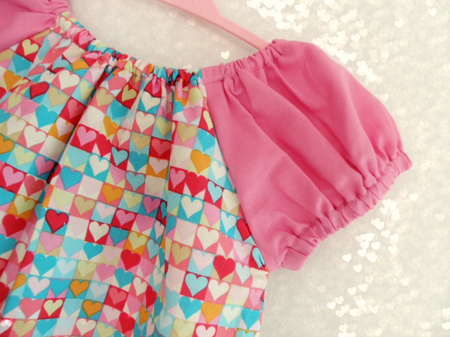 Baby girl spring dress, Sweet hearts baby summer dress