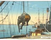Elephant, Elephant, Elephant.  Three big beauties on vintage postcards.