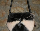 Ruby Grufflebag handmade goatskin and leather shoulder bag