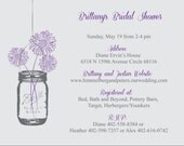 Mason Jar Invite-- PDF