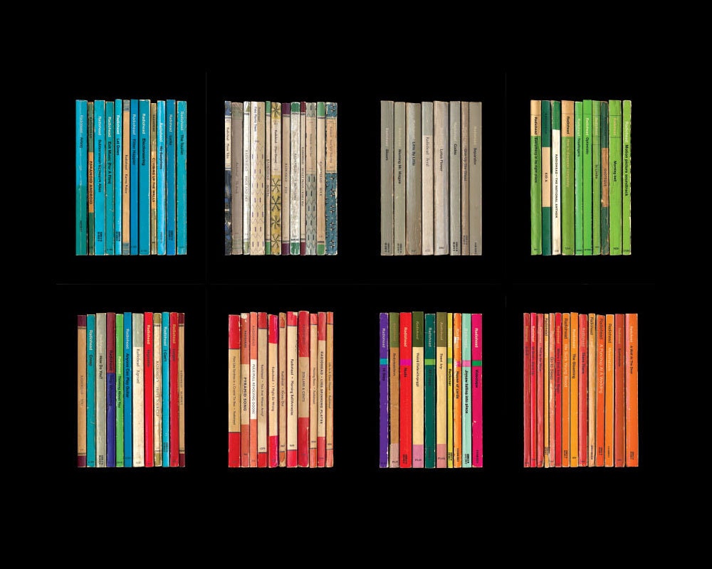 SPECIAL OFFER: ALL 8 Radiohead Albums-As-Collections-of-Books Poster Prints for the price of 6