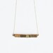 Gold Bar Necklace