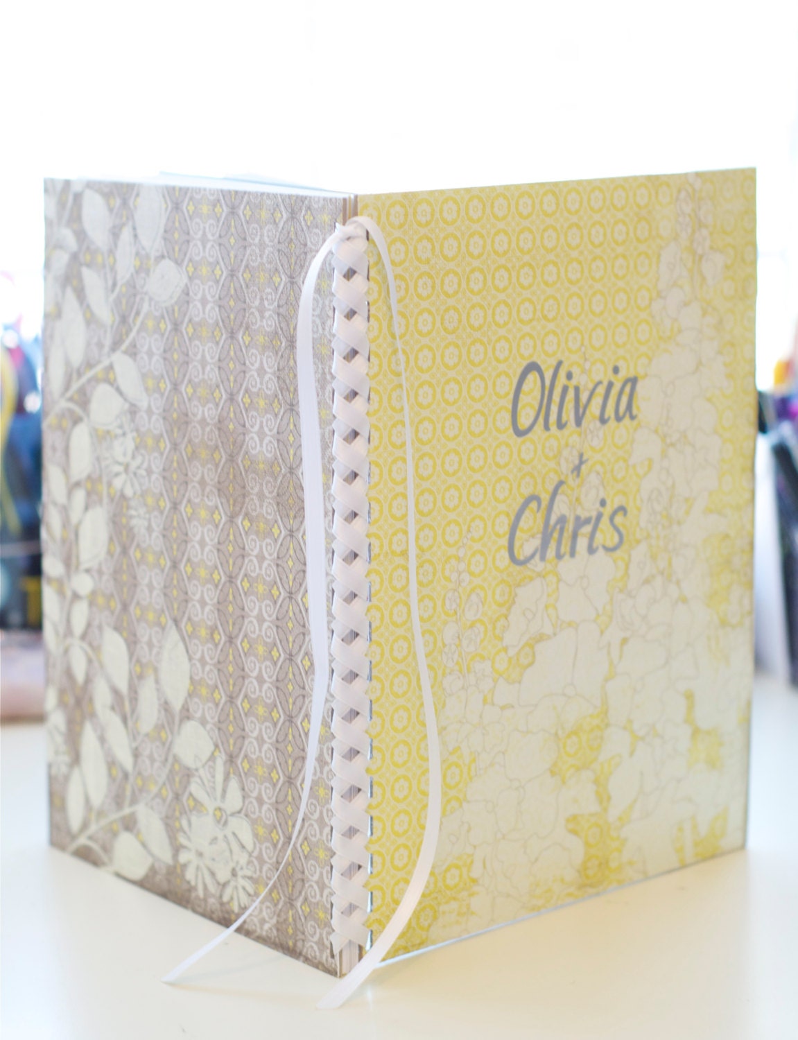 Custom Wedding Planner, Destination Wedding Planner, or Guest Book, Handmade Personalized