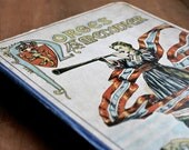 Norges Melodier - Antique Norwegian Music Book - Rustic - Collectible - Vintage - Songs - Blue - Orange