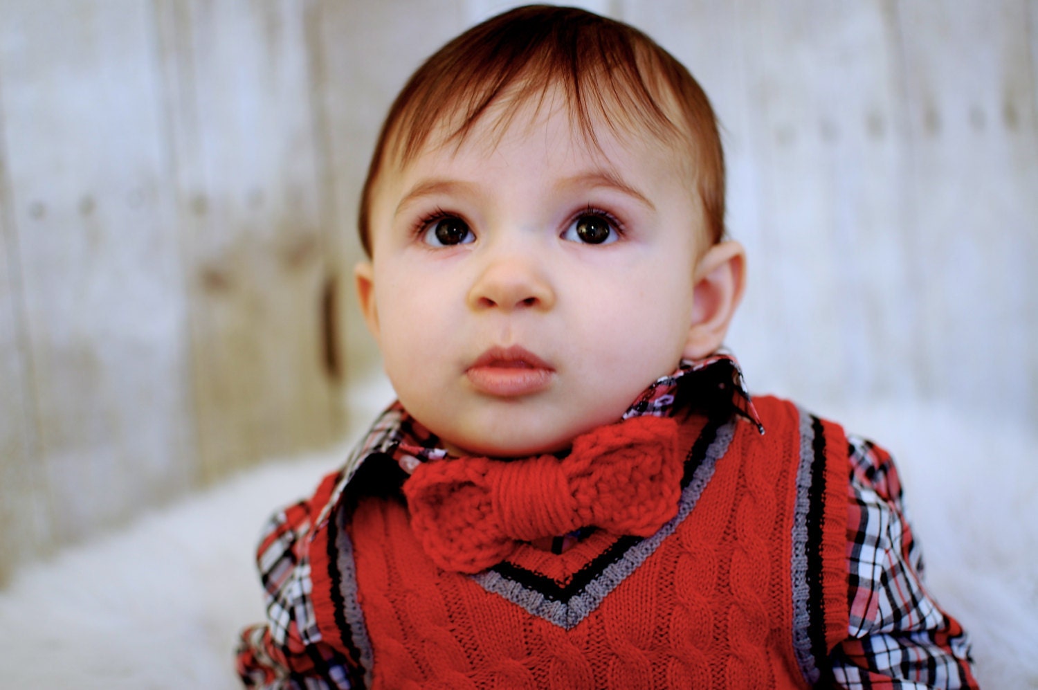 Crochet Bow Tie - Baby Bow Tie - Bow Tie Photography Prop -  Crochet Photography Prop - Made To Order