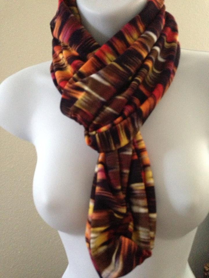 Bright and Fun Jersey Infinity Scarf