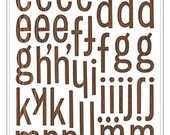 Woodgrain Patchwork Chipboard Thickers Here and There Studio Calico
