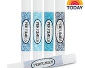 Soapy Solid Perfume Set of 5 - Travel Fragrances - Blue Skies, Squeaky Clean, Bubble Bath, Chubby Cheeks, I Soap So