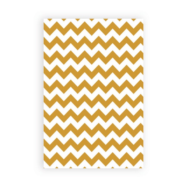 Gold Chevron Paper Bags for Candy Bars, Favors and Packaging Gifts (200 count)