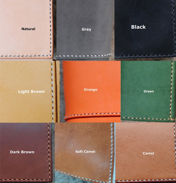 Leather Color Sample Card