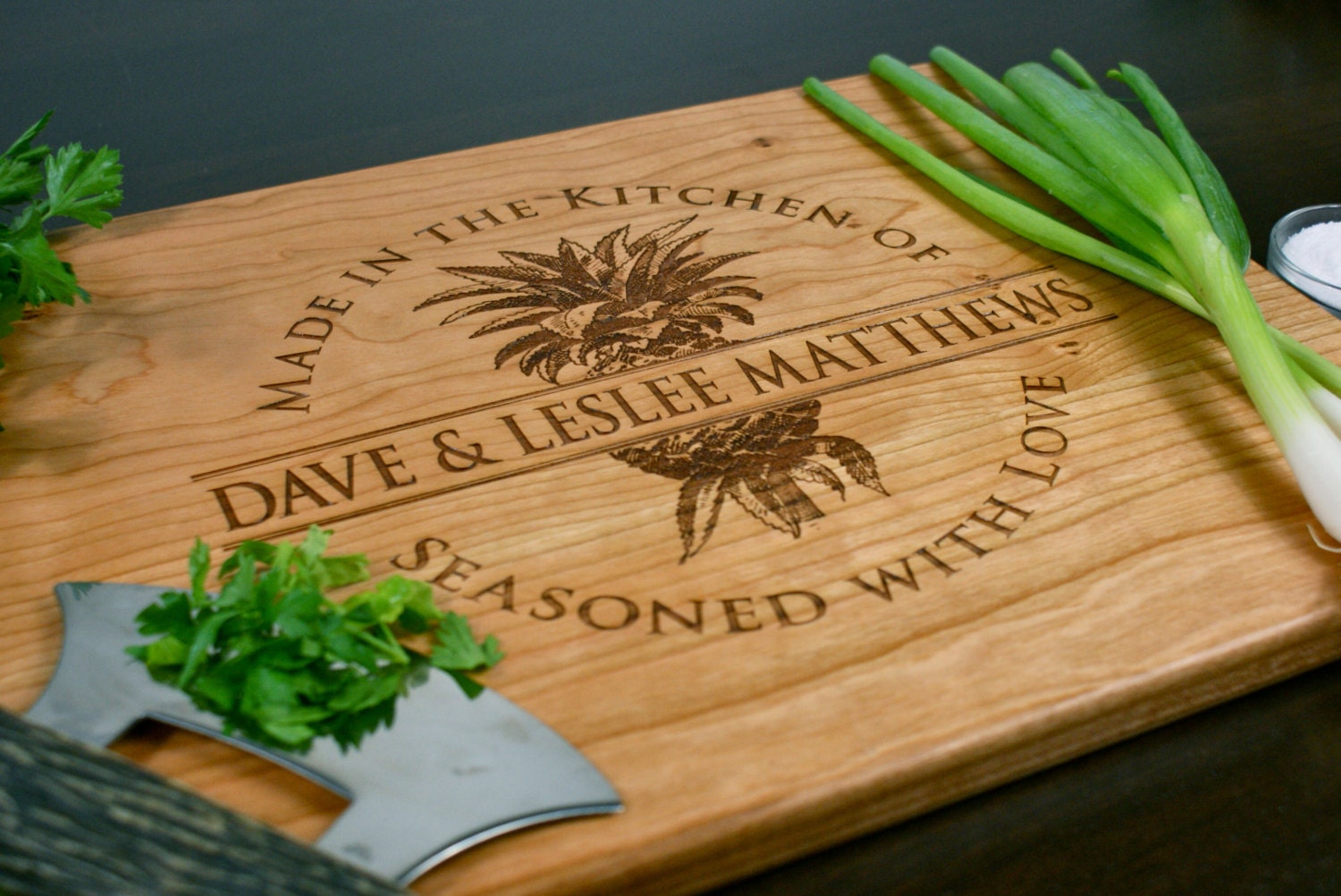 Personalized Cutting Board - Custom Engraved -12x15- Wedding Gift, Anniversary Gift, Housewarming