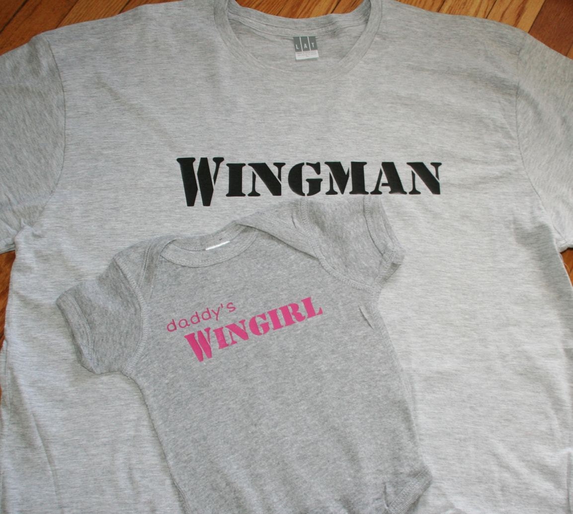 Wingman with Daddy's Wingril combo pack for Daddy and Baby Perfect Fathers Day Gift