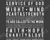 Doctrine & Covenants 4 - LDS Missionary Print