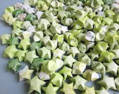 200 Sage Sprinkles Origami Stars. Perfect Wedding