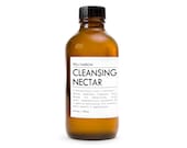 CLEANSING NECTAR - amber apothecary bottle - 4 ounces - organic - apothecary