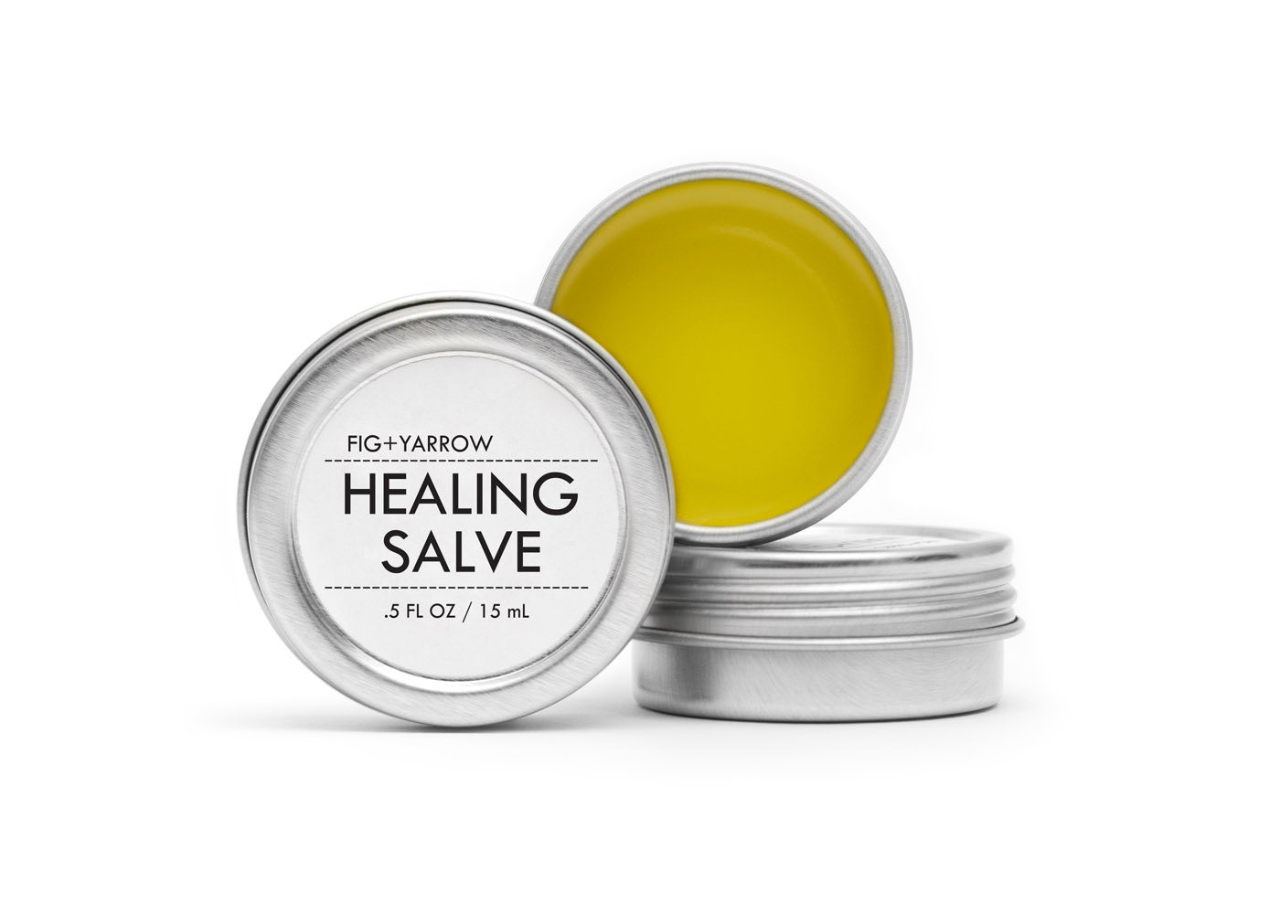 HEALING SALVE - .5 ounce tin - organic - apothecary - FIGandYARROW