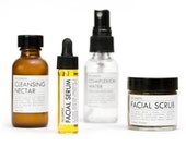FACIAL CARE KIT - mini sampler - travel set - organic - apothecary