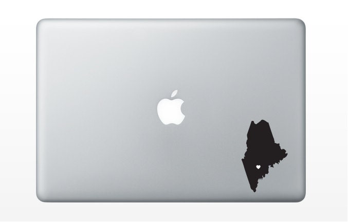 Maine State Love Decal