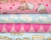 Let's Pretend by Sarah Jane for Michael Miller, half yard bundle of 5