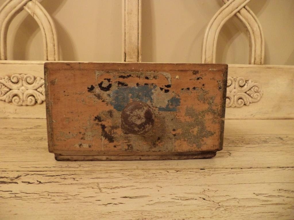 Vintage rustic wood drawer - Smally Storage Drawer