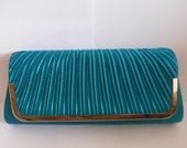SALE - Turquoise Bridal and Evening Clutch