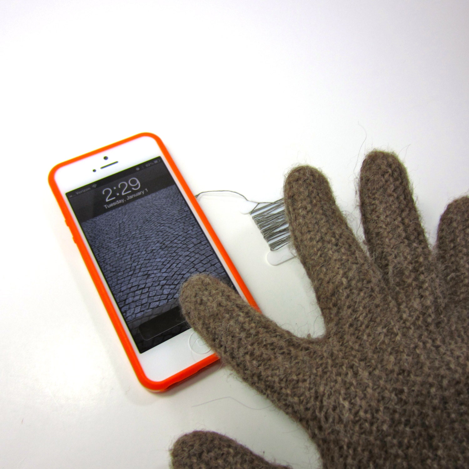 Conductive Touchscreen Thread - 12 feet