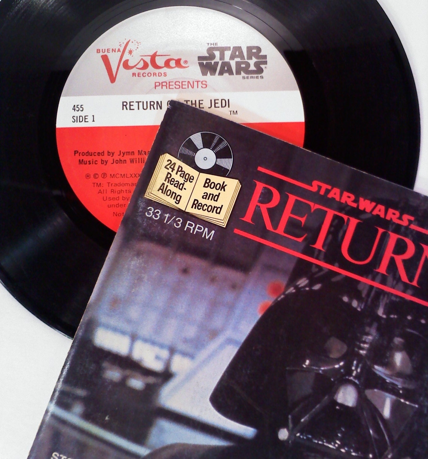 Vintage Star Wars Book and Record, Return of the Jedi