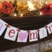Valentine Banner Be Mine Valentine Garland Sign Handmade Valentine Fireplace, Wall, Table Decoration