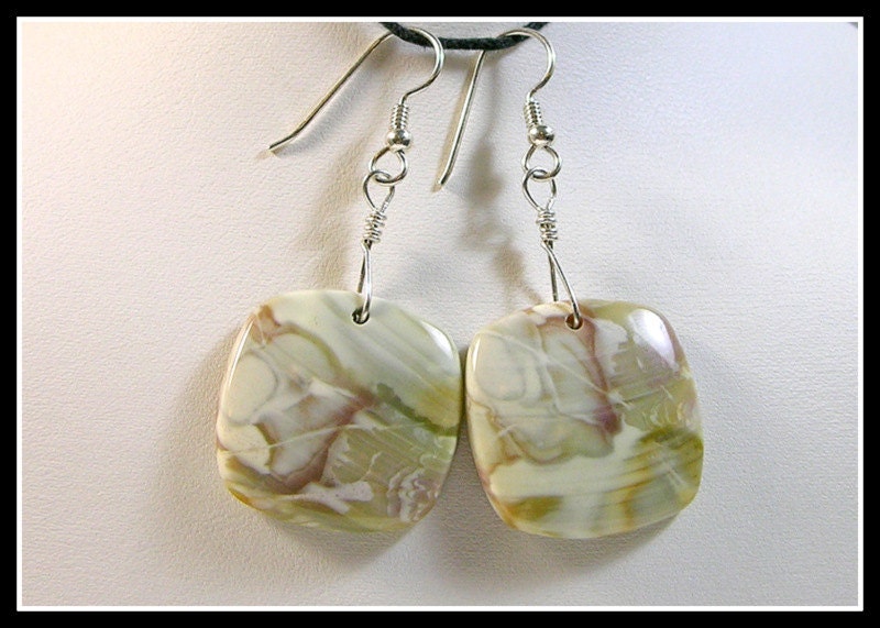 Chunky Jasper Earrings