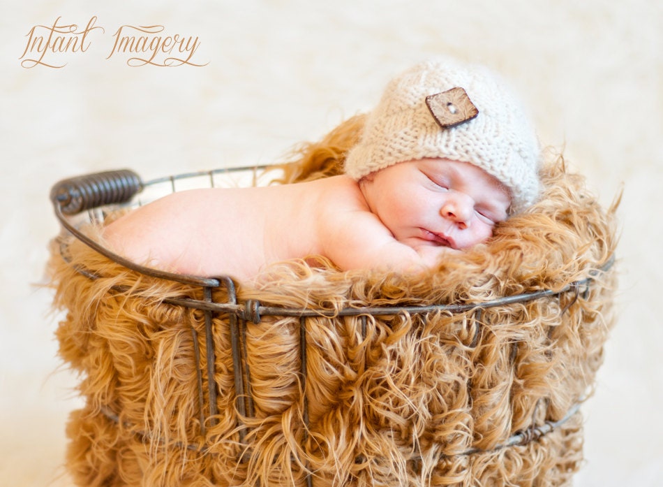 Basket Weave Beanie Knitting Pattern - All Sizes Newborn through Adult Male Included Melody Rogers
