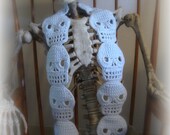 Ice Blue Skull Scarf