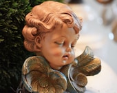 Vintage Italian Cherub Putti, Marked Italy, Florentine