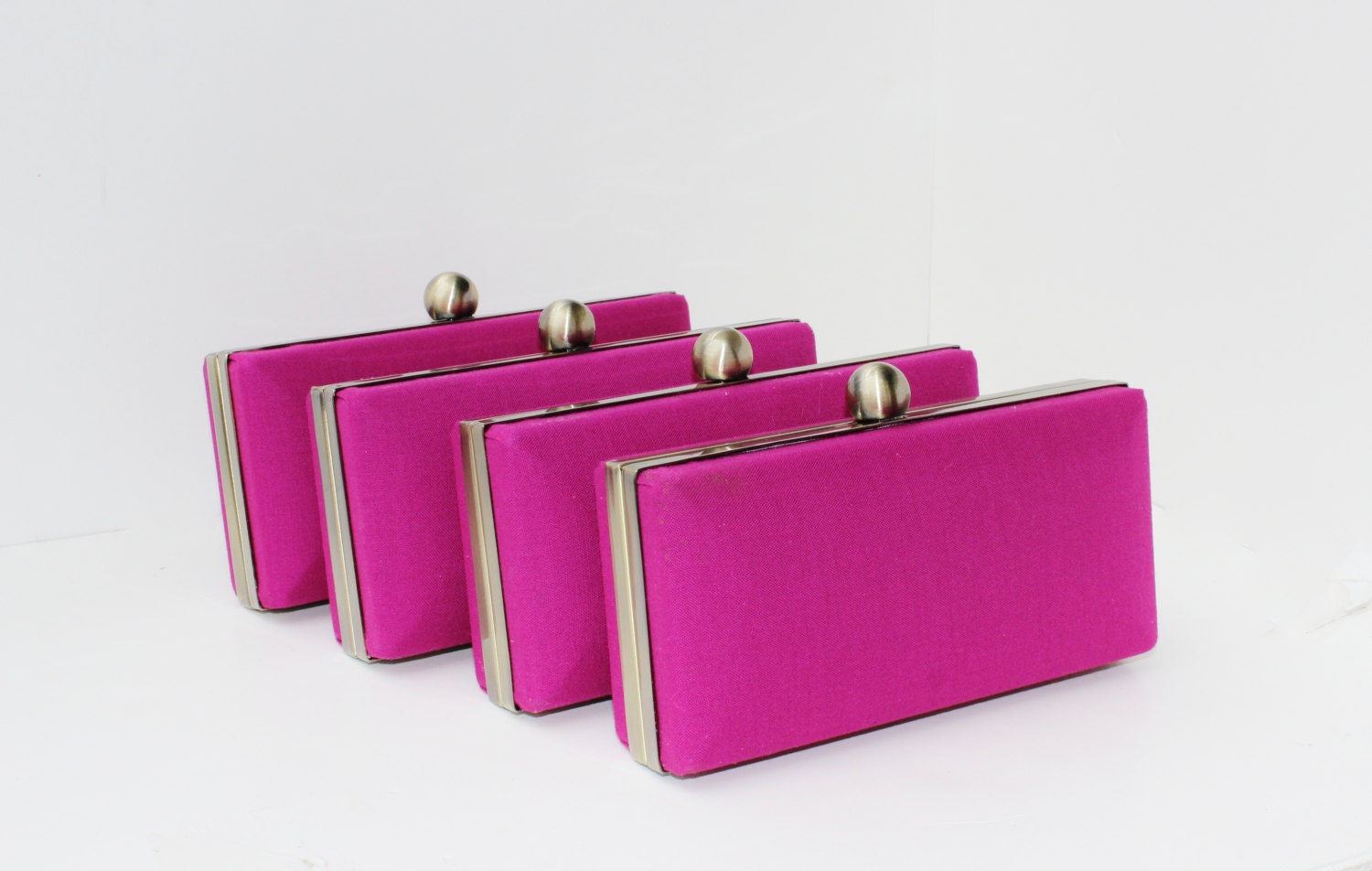 Bridesmaid clutch set Cerise, Cerise minaudiere clutch set, spring wedding clutches, Bridesmaid Set of 4 Cerise, Minaudieres