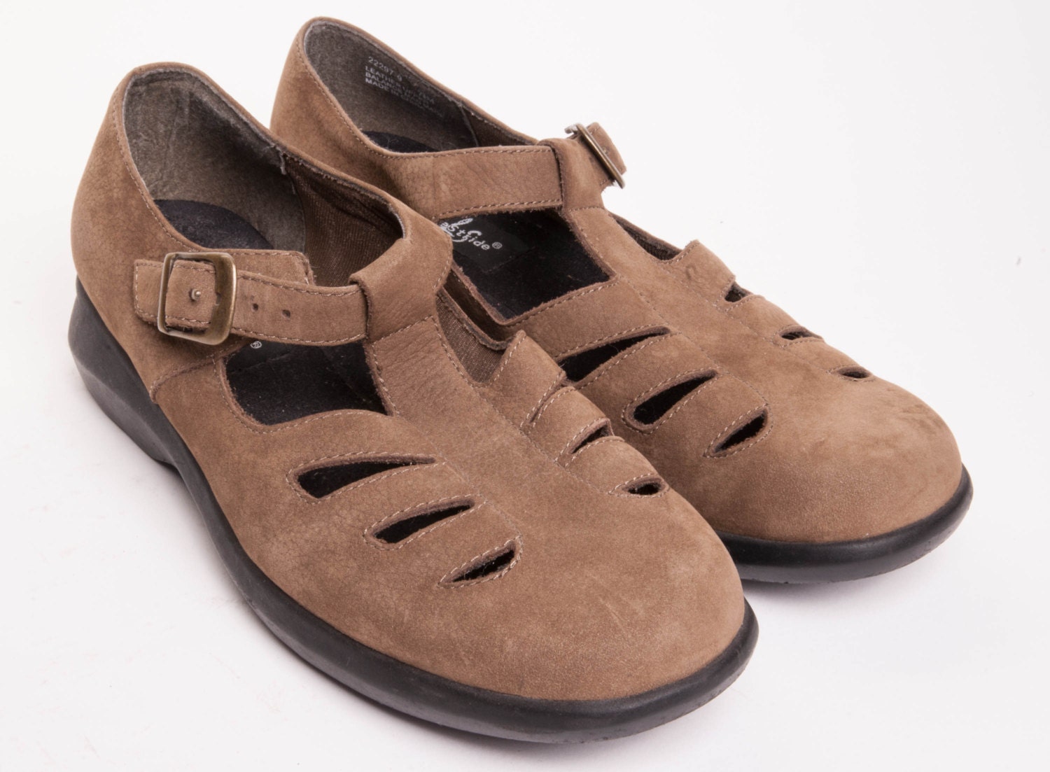 Life-Stride "Mary Jane"- Style Suede Shoe 7-1/2M