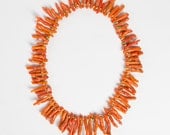 Orange Coral Statement Piece