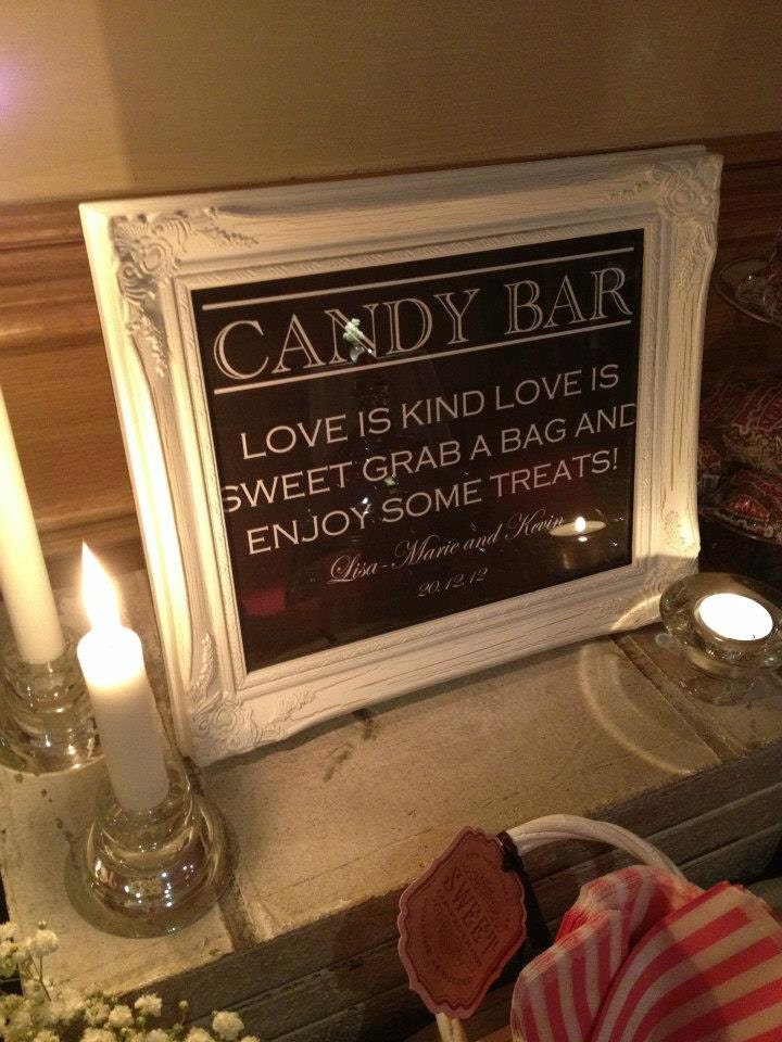 Wedding Candy Bar/Buffet Sign or Poster DIY Print Ready