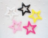 5pcs - Rock Star Charm Flatback Decoden Cabochon (47mm) MXL10002