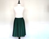 Emeral City-  Vintage skirt- plus size- pleated