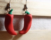 Hot Chili Peppers Dangle Earrings
