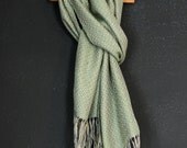 Handwoven Mint Green Light-weight Rayon Scarf