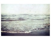 Seascape photography print, 8x12 inch, beach wall decor - Beyond the Horizon - dark blue, indigo, nature photograph