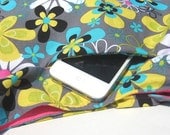 iPhone Pocket add on to Hobo Bag. Large Purse with small pocket. Design Your Own Purse.