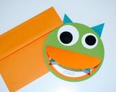 Monster Birthday Invitations (Envelopes Included)