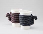 CoffeePet - reusable coffee cup cozy sleeve to make you smile