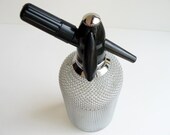 vintage large glass soda syphon