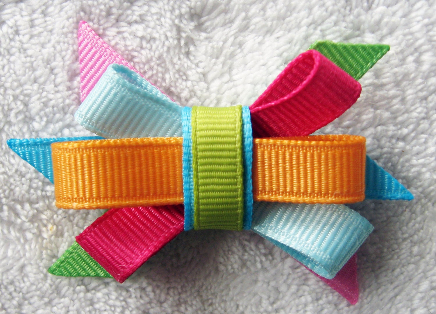 M2M Gymboree Rainbow Cabana Itty Bitty Bow