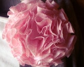 Flower, Brooch, Pin, Shabby Chic, Wedding, Bridesmaid, Spring, Flower Girl, Cotton, Womens, Pink, Unique, Navy, White- Fresh Pops