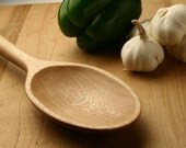 Large Sycamore wood wooden Spoon kitchen utensil