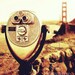 Golden Gate Bridge. San Francisco photo. Viewfinder. travel photography. golden. gold. bronze. copper. brown. california art