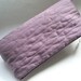 Set of 7 Bridesmaids Gifts Pastel Purple Wedding Clutches Cosmetic Bags Bridal Accessories